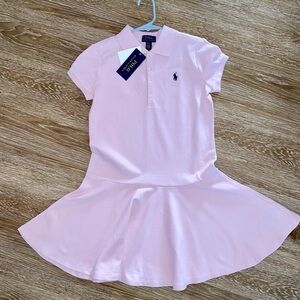 Ralph Lauren Kids Light Pink Polo Dress